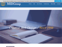 Tablet Screenshot of midgroup.com